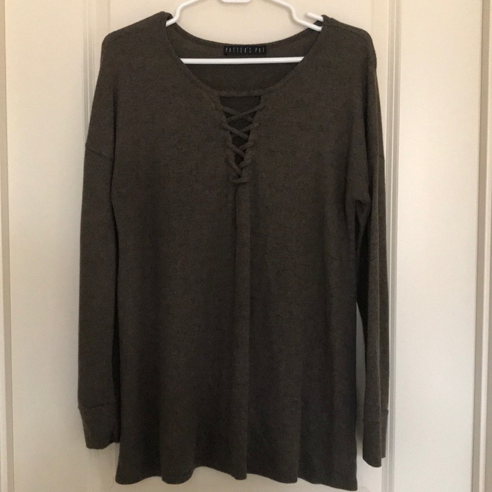 Army Green Sweater